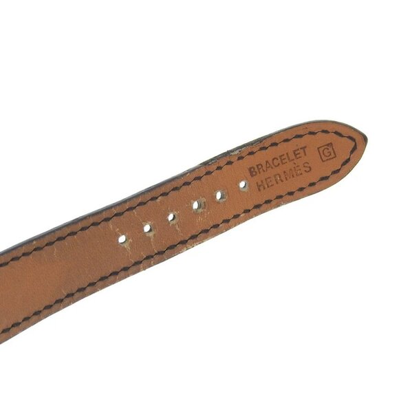 ERMES Watches HH1.210 blackDial Stainless Steel/Embossed Leather Quartz - Picture 8 of 8